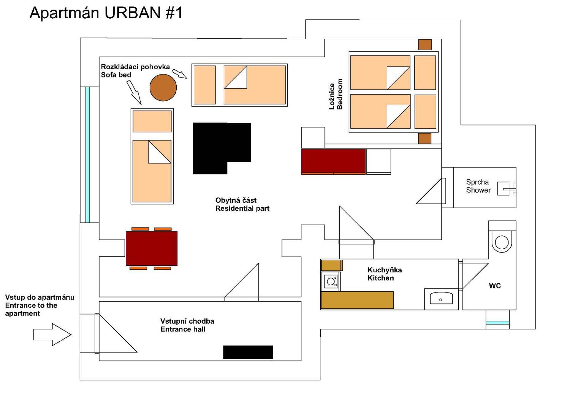 Apartmany Pod Divadlem Znojmo Eksteriør billede